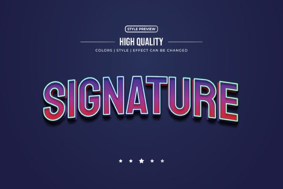 3D Colorful Text Effects for Game and E-Sport Designs