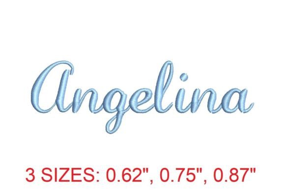 Angelina Embroidery Font: Elegant Stitching for Every Design