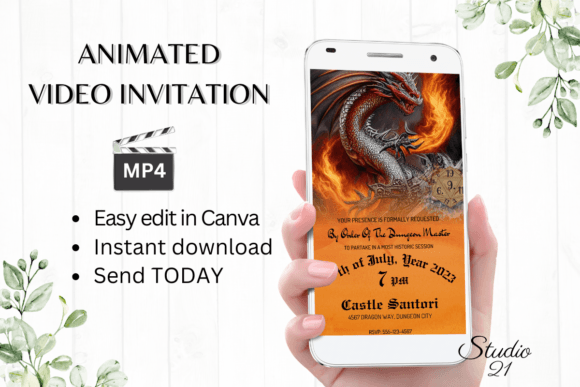Animate Your D&D Invites with This Canva Template