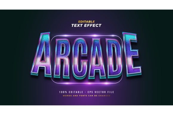 Arcade Text: Retro and Game Style Design
