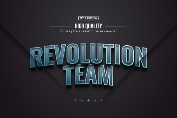 Dynamic 3D Game and E-sport Text Style Effects