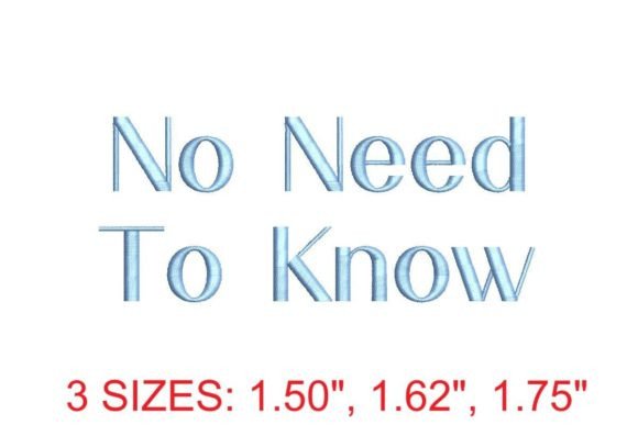 Elevate Your Creations with the No Need to Know Font