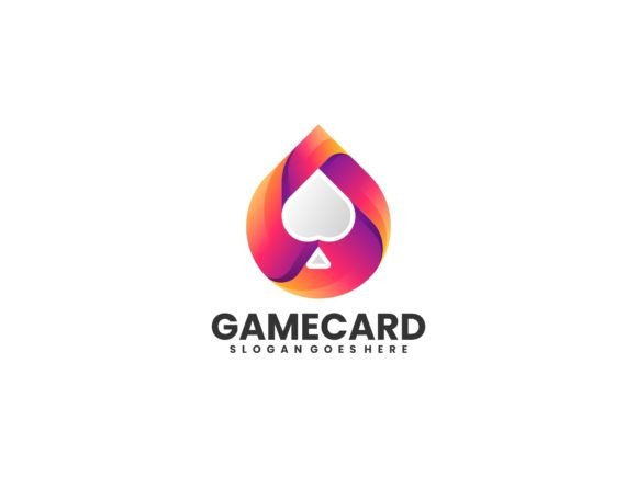 Game Card Gradient Colorful Logo