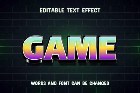 Game Text: Dynamic Gradient Text Effect