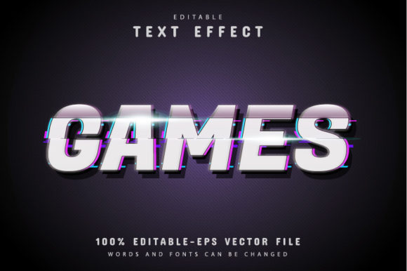 Game Text Effect Glitch Style: Dynamic Digital Typography