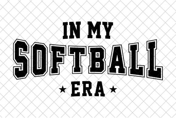 In My Softball Era, Sport Game Day SVG: A Designer's Guide