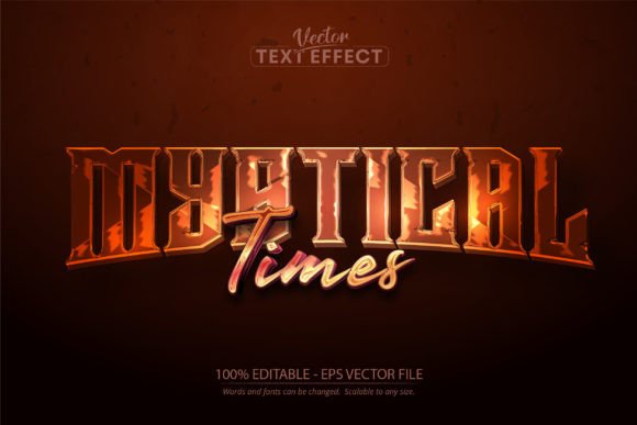 Medieval Game Text Effect, Editable Text