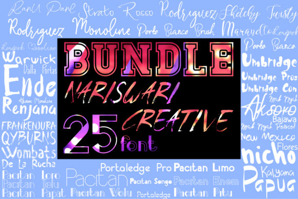 Nariswari Creative Font Bundle: Elevate Your Designs