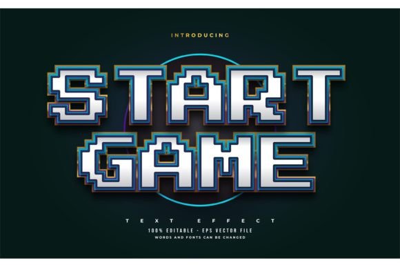 Pixel Game Text Style Effect: Retro Vibes, Modern Flexibility