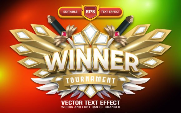 Winner 3D Game Logo Text Effect for Dynamic Designs